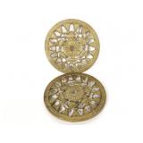 Pair of Brass Trivets