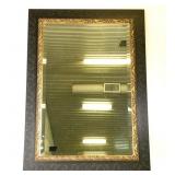 Framed Beveled Mirror