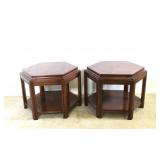 (2) Octagon End Tables
