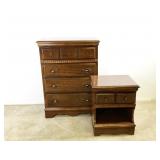 (2) pc Bedroom, Dresser and Night Stand