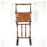 Vintage Copper Lined Smoking Stand