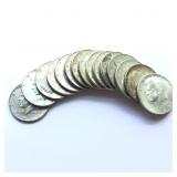 15 Kennedy Half Dollars ï¿½ 1965 & 1966