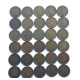 30 Indian Head Cents ï¿½ Mixed Dates