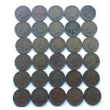 30 Indian Head Cents ï¿½ Mixed Dates