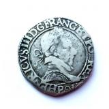 6th Century France Henri III Silver Franc ï¿½ 1500s