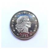 1981 World Wide Mint American Eagle 1 Oz .999 Fine