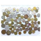 Large Assorted Foreign Coin Collection