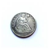 1857-O Seated Liberty Silver Half Dollar