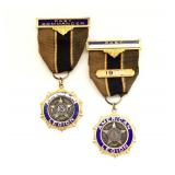 2  American Legion Past Commander Medals ï¿½ 1935,39