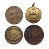 4 Pc Masonic & Grotto Medals ï¿½ Youngstown, Detroit
