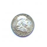1951 Franklin Half Dollar ï¿½ Attractive Toning