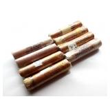 8 Original Bank-Wrapped Rolls Lincoln Cents ï¿½ 1960