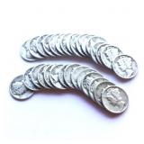 30 Mercury Silver Dimes ï¿½ 1930s Mixed Dates