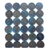 30 Indian Head Cents ï¿½ Early 1900s