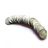 20 Buffalo Nickels ï¿½ 1915-1929 ï¿½ Mixed Early Dates