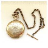 Rockford 15 Jewel Hunter Case Pocket Watch