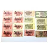 16 Pc Vintage German Paper Money Lot