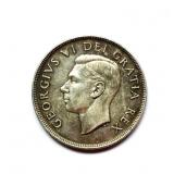 1952 Canada George VI Silver Dollar