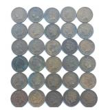 30 Indian Head Cents ï¿½ Early 1900s