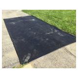 (2) Black Automobile Garage Floor Mats