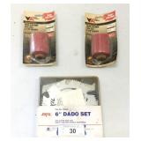 Skil 6" Dado Set - 2 Hole Saw Cutters