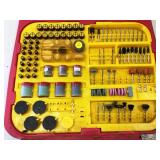 Rotary Tools Kit in Storage Case / Brass Brush