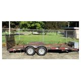 16" Beaver Tail Car Hauler Open Trailer