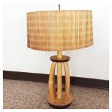 Mid-Century Tropitan Style Bentwood Bamboo Lamp