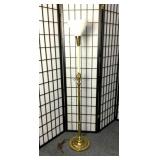 Brass Regency Style Pole Lamp