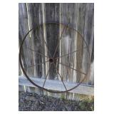 33" Iron Wheel w/ Ground Spike