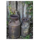 2 Milk Cans