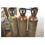 3 - Carbon Dioxide Bottles w/ Contents