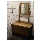 Wash Stand w/ Mirror  26" x 38" x 20"