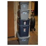 5 Totes w/ Lids