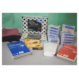 Thermal Rolls, 8-Steno Notebooks, Aprons,