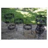 2 Folding Plant Stands