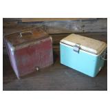 2 Vintage Ice Chests