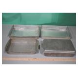 4 Alum Baking Pans