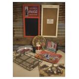 Coca - Cola Wire Crate, Black Board, S & P,