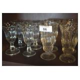 8 Ice Cream Glasses