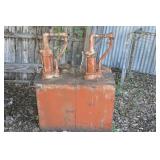 Bennet Double Lubester Hand Crank Dispenser,