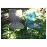 2 Metal Chairs