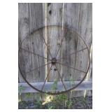 33" Iron Wheel w/ Ground Spike