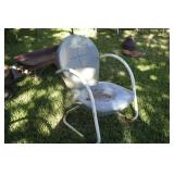 Metal Chair "Matches Lot 244"