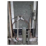 2 Antique Laundry Plungers, Vintage Sprayer,