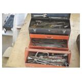 J.C. Penney Metal & Kennedy Tool Tray w/