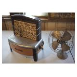 Hearthglo Gas Heater & Kenmore Fan "Untested"