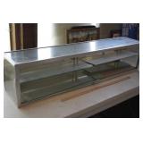 Glass & Mirror Show Case 14 x 60 x 12 w/ Extra