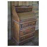 5 Drawer Roll Top Desk