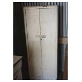 Vintage Metal Storage Cabinet 65 x 26 x 14